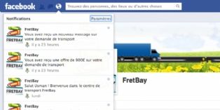 Fretbay, autorisé à utiliser les notifications Facebook