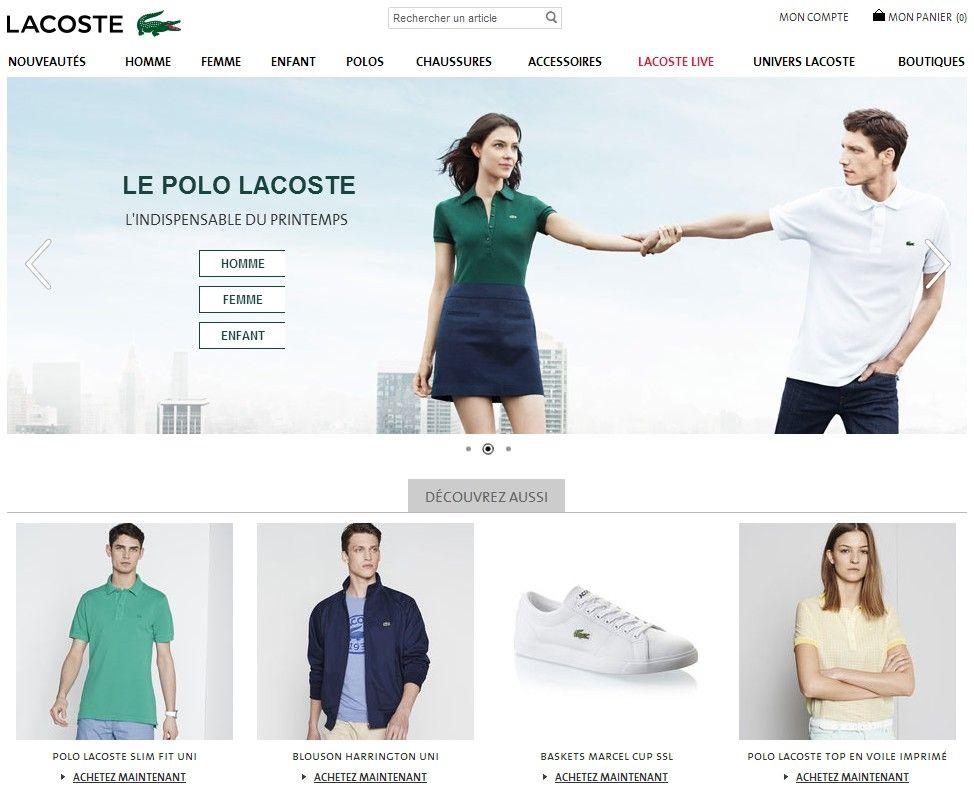 Lacoste перевод