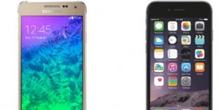 iPhone 6 et Plus d'Apple vs Galaxy Alpha et Note 4 de Samsung : le match !