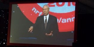 Colin Powell au Big Retail Show, New York.