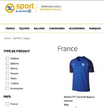 Coup d'envoi du site Sport Leclerc