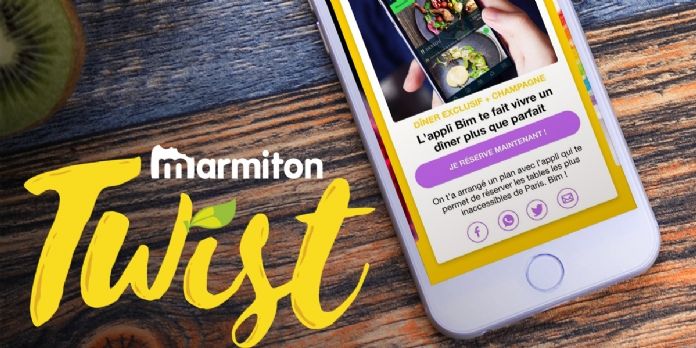 [Publicité] Twist, l'appli de Marmiton pour les food-trend setters