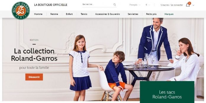 La boutique en ligne Roland-Garros fait peau neuve