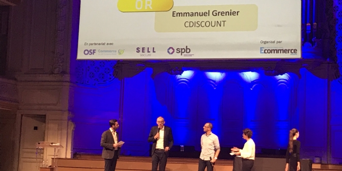 Emmanuel Grenier est élu Personnalité E-commerce de l'année 2017