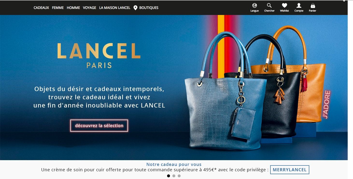 Lancel se met l heure du paiement mobile pour ses clients