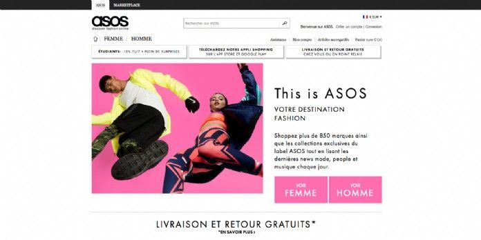 Asos revient en France après deux ans d'absence