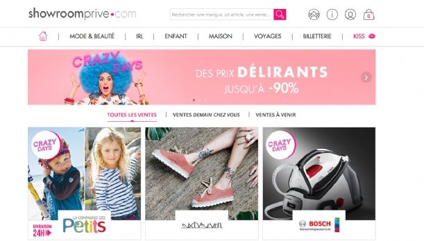 Showroomprivé annonce une forte croissance au premier semestre 2017