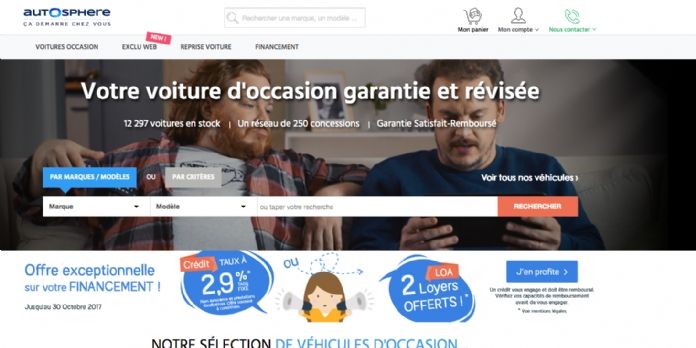 Autosphère digitalise l'achat de véhicules