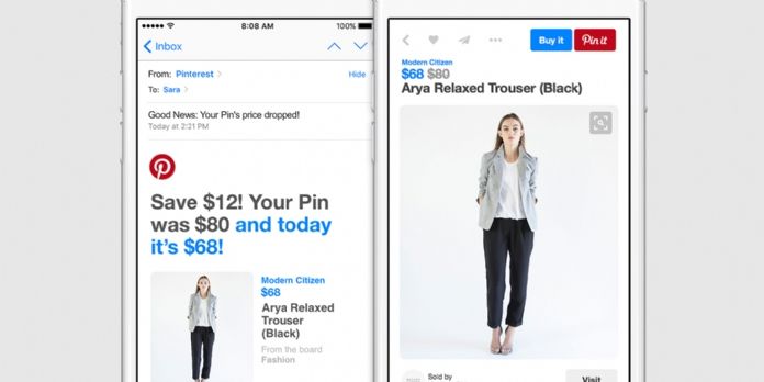 Pinterest déploie une fonctionnalité shopping