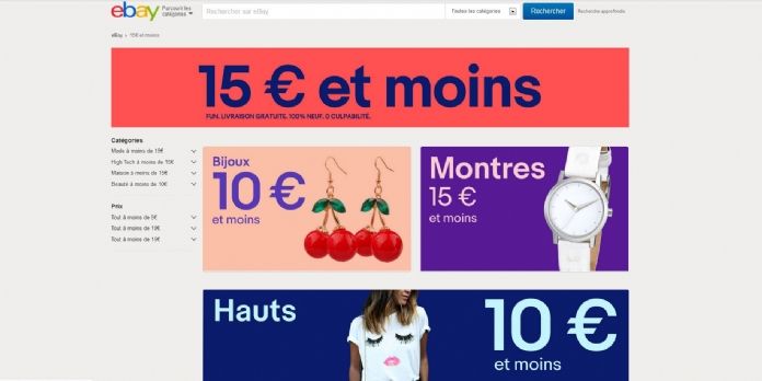 eBay lance une nouvelle rubrique à destination des millennials