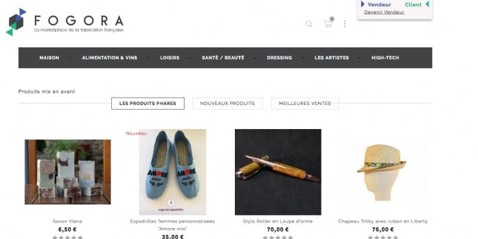 Fogora, une marketplace dédiée au made in France