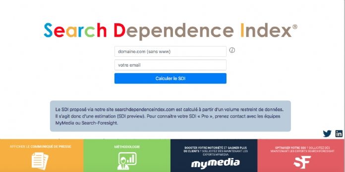 My Media et Search-Foresight lancent un site permettant d'évaluer sa dépendance à Google