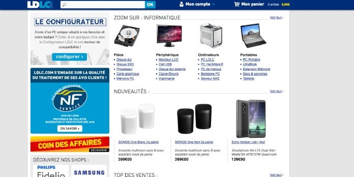 LDLC.com annonce un rebond d'activité au quatrième trimestre 2018