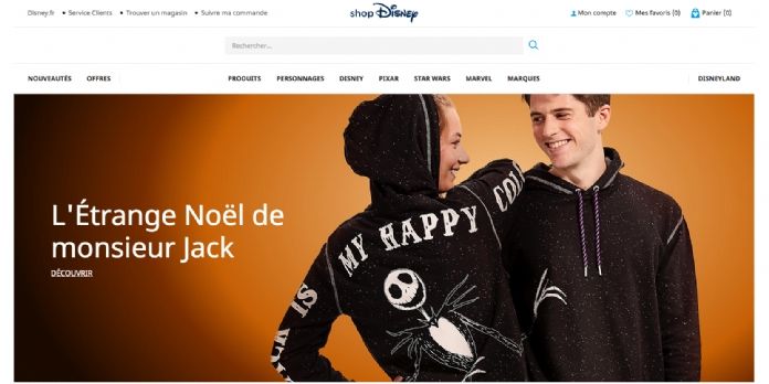 The Walt Disney Company lance le site shopDisney