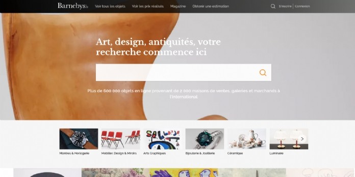 Barnebys lance une nouvelle version de sa plateforme française