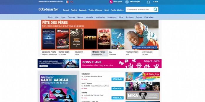 Cdiscount signe un partenariat avec Ticketmaster