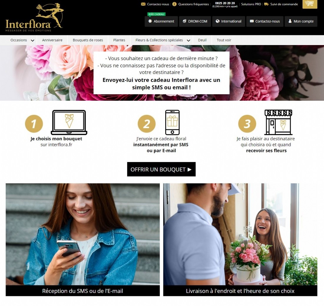 Interflora propose la livraison de fleurs sans adresse - Stratégie Retail ></noscript>  Retail – EcommerceMag.fr” style=”width:100%”><figcaption style=