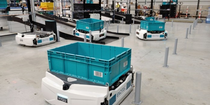 Les robots d'Exotec s'exportent aux Etats-Unis