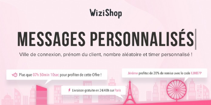 WiziShop lance des variables de personnalisation
