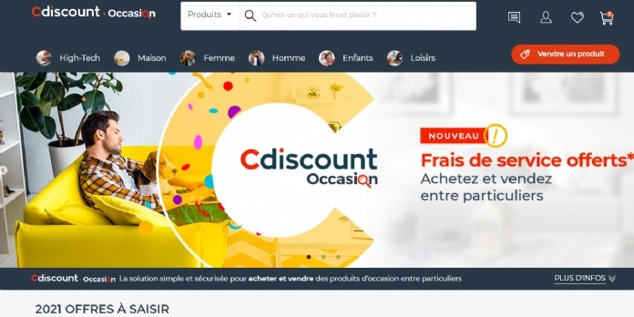 Cdiscount se lance dans le marché de l'occasion entre particuliers