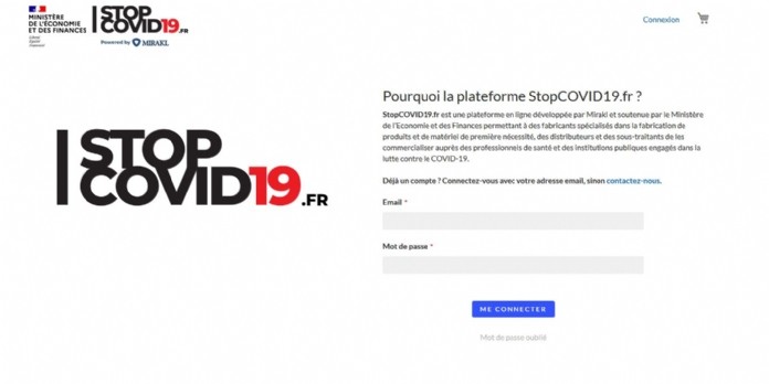 Mirakl lance une plateforme 'Stopcovid19.fr' en partenariat avec le gouvernement