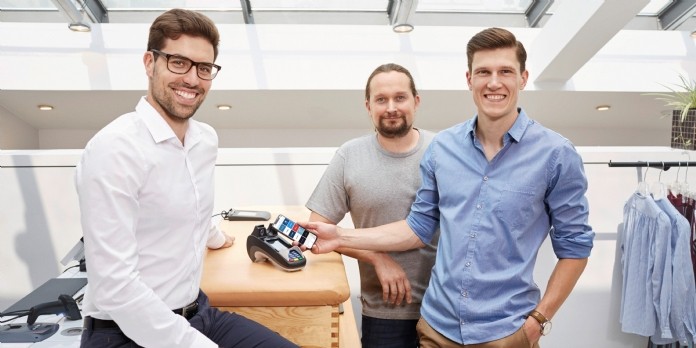 David Handlos, Florian Barth et Björn Goß, les trois fondateurs de Stocard misent sur le paiement mobile pour diversifier les fonctionnalités de leur wallet.