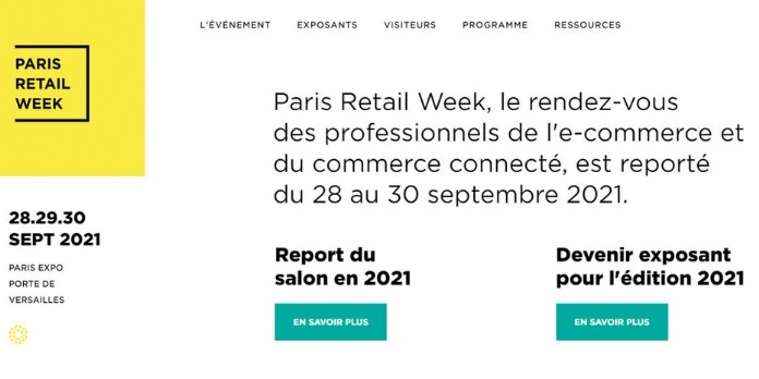 La Paris Retail Week est reportée à 2021