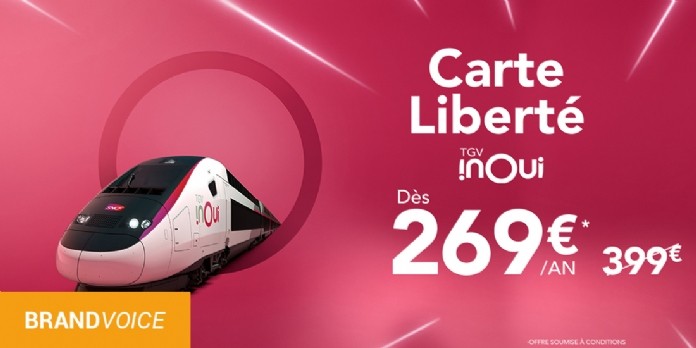 Offre Carte Liberté TGV INOUI