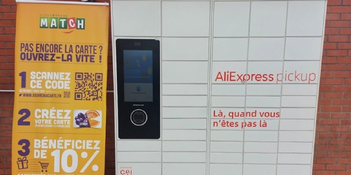 AliExpress implante son service de lockers dans les supermarchés Match