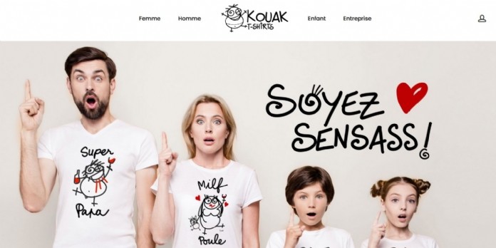 Lancement de Kouak.fr, site de vente de tee-shirt 100% bio