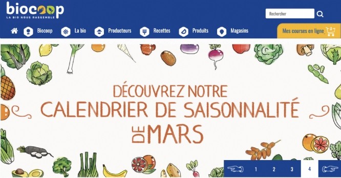 Biocoop étend son offre sur le web