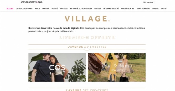 Showroomprivé dévoile son outlet à destination des marques premium