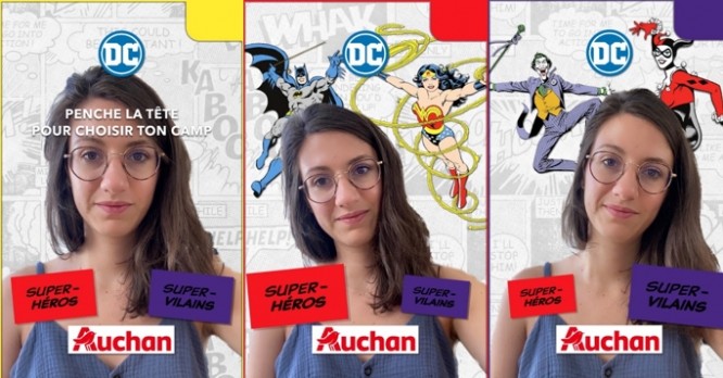 Auchan lance sa première campagne en réalité augmentée sur Snapchat