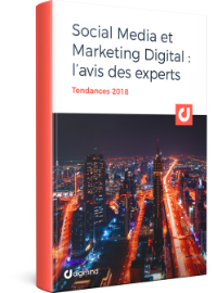 Couverture Les tendances 2018 Social Media et Marketing digital par 20 experts