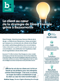 Couverture Témoignage : Direct Energie