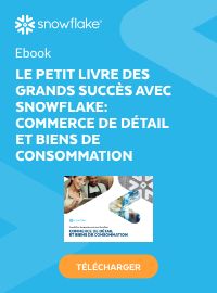 Couverture Le petit livre des grands succès avec Snowflake: Commerce de Détail et Biens de Consommation