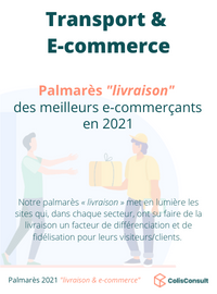 Couverture Palmarès livraison Colisconsult des meilleurs e-commerçants 2021