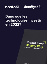 Couverture livre blanc Croître avec Shopify Plus en 2022