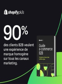 Couverture Guide Shopify pour l’e-commerce B2B 
