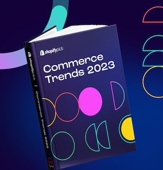 Couverture Rapport Shopify - Les tendances du commerce 2023